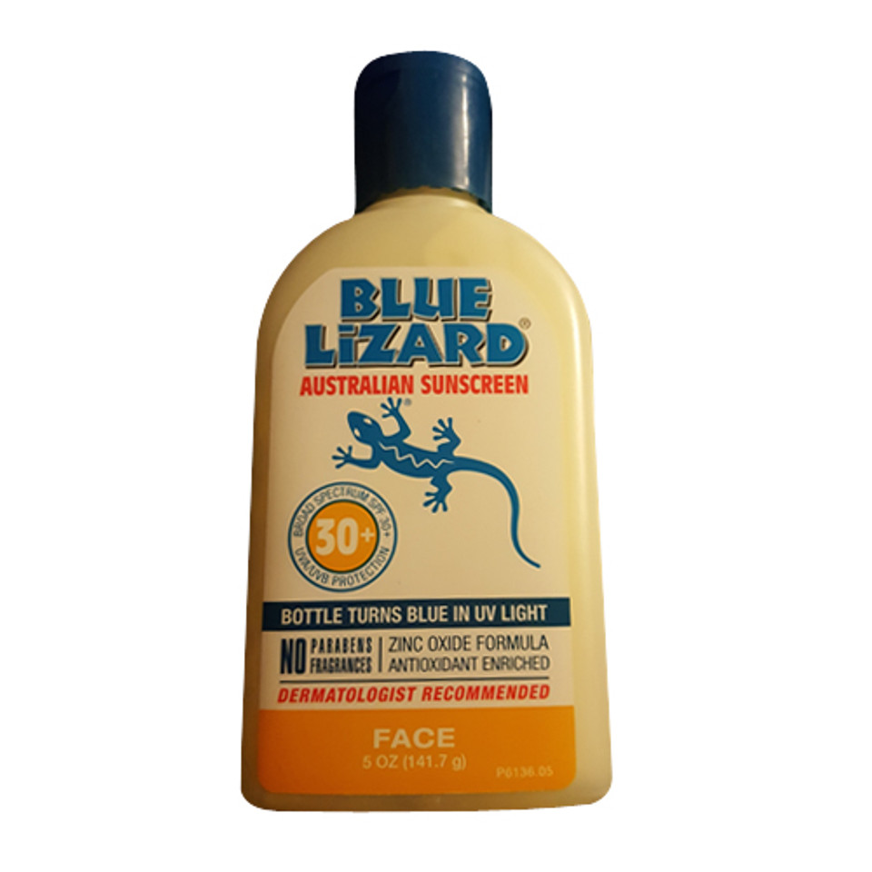 blue lizard sunscreen for face