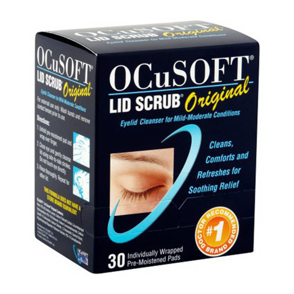 Ocusoft Eyelid Scrub Eyelid Cleanser Original Formula 30 Pre