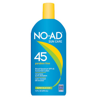 no ad sunscreen pump