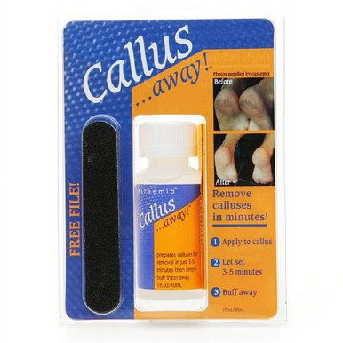 Esteemia Callus Away Kit for Softening and Removing Rough Callused Skin 1Ea