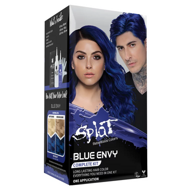 Splat Original Complete Kit (Blue Envy) - Semi-Permanent Hair Dye