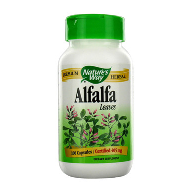 Natures Way Alfalfa Leaves 405 Mg Capsules - 100 Ea - myotcstore.com