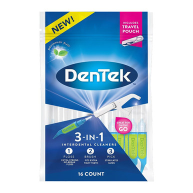 Dentek Dentek Slim Brush Cleaners, 32 Each (Pack of 4)