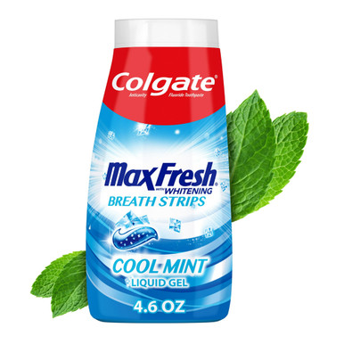Colgate Maxfresh Fluoride Toothpaste With Mini Breath Strips