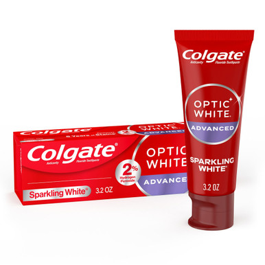 Colgate Optic White Advanced Teeth Whitening Toothpaste Sparkling