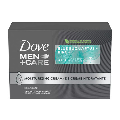 Dove MenplusCare Men's Bar Soap Deep Clean 3.75 oz, 2 Bars