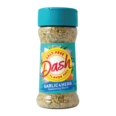 Dash Garlic And Herb Seasoning Blend, Salt Free Kosher, 2.5 Oz
