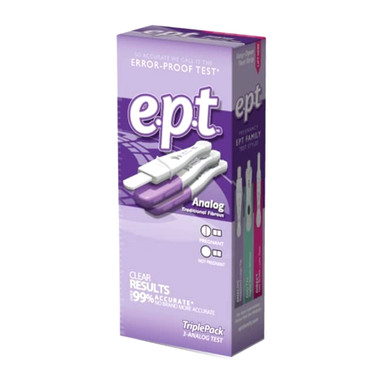 EPT Analog Test for Early Pregnancy Detection at Home 3Ea
