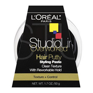 studio overworked hair putty