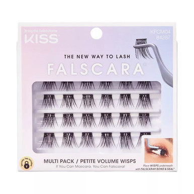 Kiss Falscara Eyelash Multi Pack, Petite Volume Wisps, 24 Ea