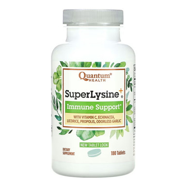Tablets Quantrum Quantum Health Super Lysine Plus Immune Support Tablet, 180 Ea