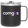 The 12oz Camper Mug in Matte Black delivers a modern, premium look that elevates custom logo drinkware for coffee shops, breweries, and retail brands. Durable and designed for everyday use, this camper-style mug is ideal for branded merchandise programs and in-store sales where clean, high-contrast branding matters.