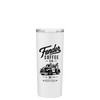 The 20.9oz Fender Tumbler in Matte White offers a clean, timeless look that pairs beautifully with custom logos, coffee shop branding, and retail merchandise. Its double-wall vacuum insulation helps keep beverages hot or cold for hours, making it an ideal everyday travel tumbler for customers, employees, and promotional giveaways. The smooth matte finish creates a premium presentation that showcases custom artwork with crisp contrast while providing lasting brand visibility wherever it goes.