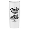 The 20.9oz Fender Tumbler in Matte White offers a clean, timeless look that pairs beautifully with custom logos, coffee shop branding, and retail merchandise. Its double-wall vacuum insulation helps keep beverages hot or cold for hours, making it an ideal everyday travel tumbler for customers, employees, and promotional giveaways. The smooth matte finish creates a premium presentation that showcases custom artwork with crisp contrast while providing lasting brand visibility wherever it goes.