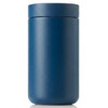 Blank matte navy Simple Tumbler with a smooth cylindrical body, rounded base, and matching fitted lid.
