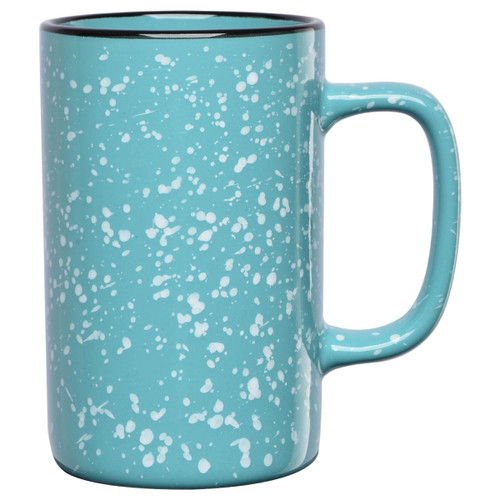 The 18oz Tall Ceramic Camper Mug in Seafoam with Speckles is a standout option for businesses searching for custom logo coffee mugs with a handcrafted, modern-retail feel. Ideal for coffee shops, breweries, and branded merchandise programs, this oversized ceramic camper mug aligns with current search trends for premium custom drinkware, large logo mugs, and lifestyle-inspired promotional products.