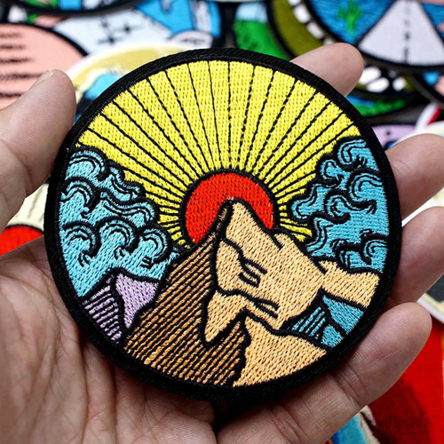 This style of custom embroidered patch highlights how detailed artwork and bold stitching translate into eye-catching retail merchandise that customers love to collect and wear. Ideal for coffee shops and retail brands looking to turn original artwork or logos into durable, high-visibility branded merch with long-lasting appeal.