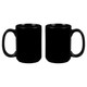 Solid Black Mighty Mug (15oz)
