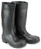 BLACK PVC BOOT PLAIN TOE--SIZE 11