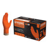 ORANGE HD NITRILE W/ DIAMOND TEX, 100/BOX-XXL