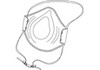 PEAKFIT RESPIRATOR MASK, 20CT PER BOX