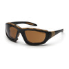 CARTHAGE BLK/TAN FRAME W/ BRONZE ANTI-FOG LEN