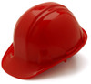 RED 6PT RACHET HARD HATS