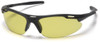 AVANTE BLACK FRAME W/ AMBER LENS