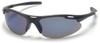 AVANTE BLACK FRAME W/ BLUE MIRROR LENS