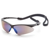 PMXTREME BLACK FRAME W/ BLUE MIRROR LENS