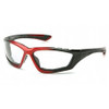 ACCURIST BLACK/RED FRAME W/ CLEAR ANTI-FOG