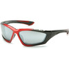 ACCURIST BLACK/RED FRAME W/ SILVER MIRROR LEN