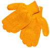 ORANGE HONEYCOMB GRIP COT/POLY BLEND - S