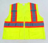 CLASS II, LIME GREEN VEST, POCKETS, SIZE: 4XL