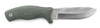 9 1/2" OUTFITTER KNIFE W/ SHEATH GRN HDLE.