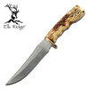 ELK RIDGE 9" HUNTER, SIMULATED BONE HANDLE