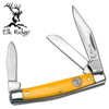 ELK RIDGE 3.5" STOCKMAN W/ YELLOW DELRIN HNDL