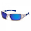 VELAR WHITE/BLUE FRAME W/ ICE BLUE MIRR LENS