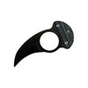 SABER NECK KNIFE, 3.5" OVERALL, BLACK OXIDE