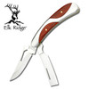 ELK RIDGE 3.5" CLSD, STAINLESS & PAKKAWOOD