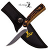 ELK RIDGE 7" FIXED BLADE, SIMULATED BONE HNDL