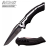 MTECH 5" ASSISTED W/ TWO TONE ALUM, SILV/BLK