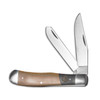 ROPER RATTLER 4 1/4" TRAPPER, TAN AND BLACK MICARTA