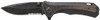 3.2" STONEWASH FINISH G10 HANDLE SERRATED -