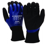CORXCEL BLUE FULL DIP NITRILE W/ BLACK SANDY PALM-L