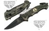 5" "DONT TREAD ON ME" CAMO RESCUE LINER LOCK
