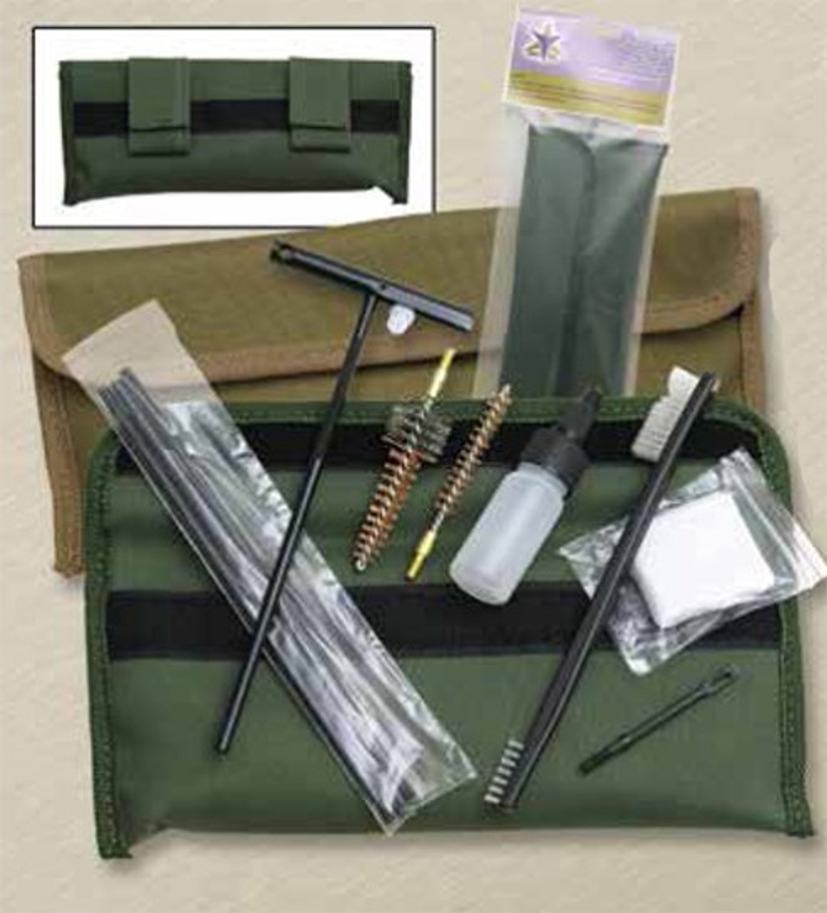PORTABLE CLEANING KITS, TAN, PISTOL -  5.56MM