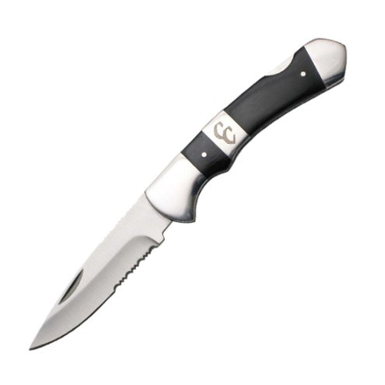 CATTLEMANS 4" STOCKYARD LOCKBACK-BLACK