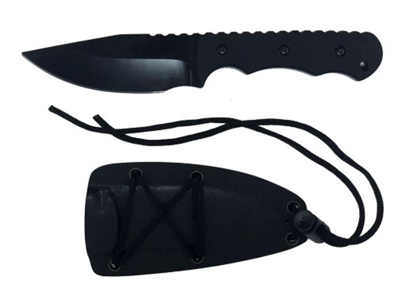 PHANTOM SAVAGE FIXED, 9" BLACK TITANIUM KNIFE