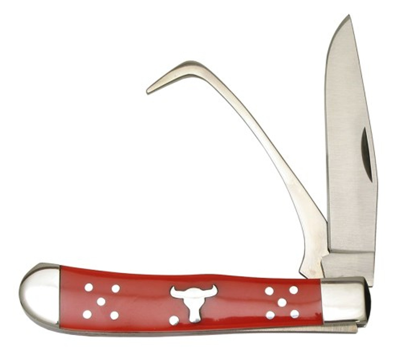 CATTLEMANS 4 3/16" FARRIERS COMP. RED DELRIN